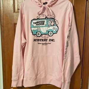 Pink Scooby Doo Mystery Inc. Hoodie Size 2XL NWOT
